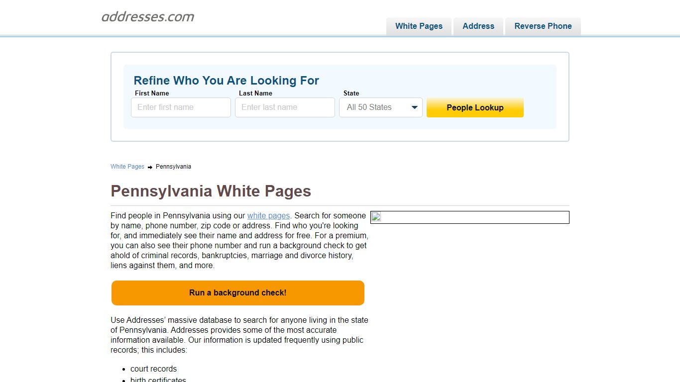 White Pages - Phone Book & Directory | Addresses